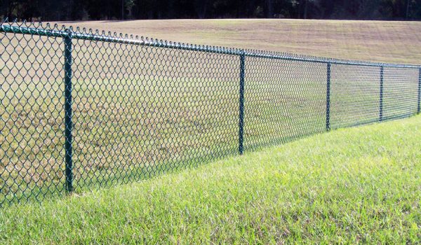 chain-link-fence new chain link fence for dogs