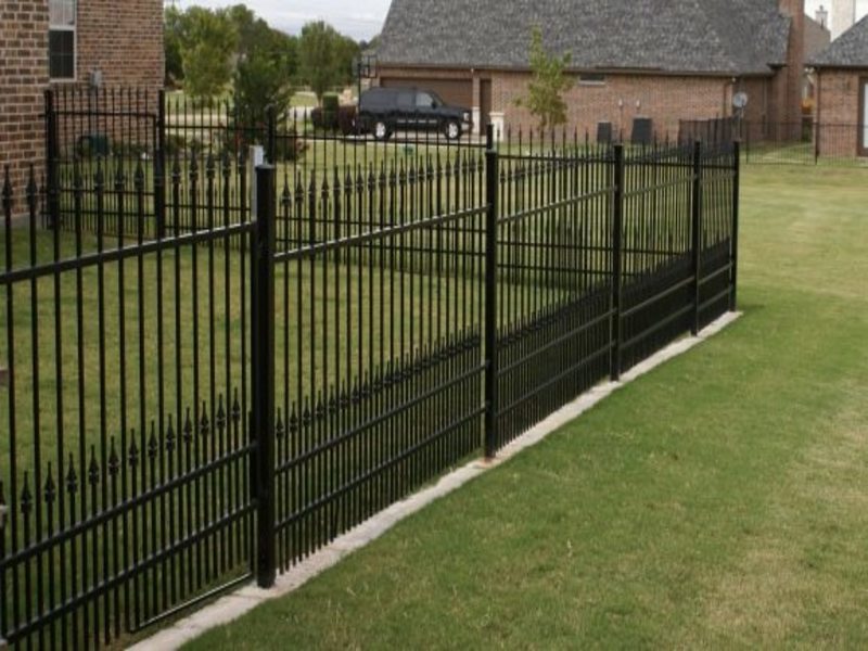 example iron fence