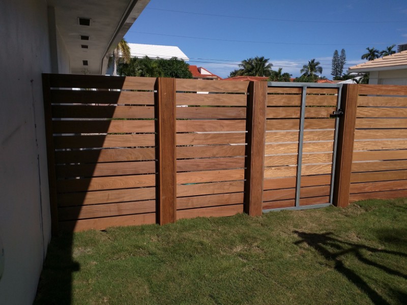 nice garden fence on grass